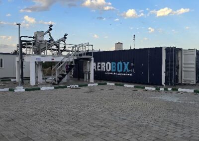 Travaux de réalisation de la station d’épuration monobloc du centre Souk Telat du Ghareb