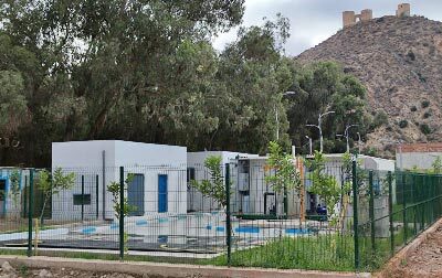 Réalisation de la station d’épuration monobloc du centre Torres El Kalaa